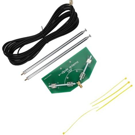 Antenne, antenne FM, antenne stéréo domestique, récepteur dipôle V, communication radio, 78 M–1 GHz, connecteur SMA, PCB (1/5)
