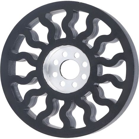 Roue de rechange pour voiture, moyeu en aluminium, pneu en caoutchouc silicone pour accessoires de robots industriels 5613-0014-0096, diamètre extérieur 96 mm (1/5)