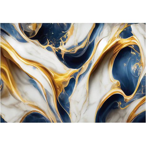 TrAdE Shop Traesio - Pannello Adesivo Effetto Marmo Astratto Fluido 120x300cm Pareti Paraschizzi Stanza -