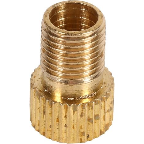 Adapter of valve of bicycle, connector of bicycle in alloy of zinc lightweight gold for the cycling on route (1/5)