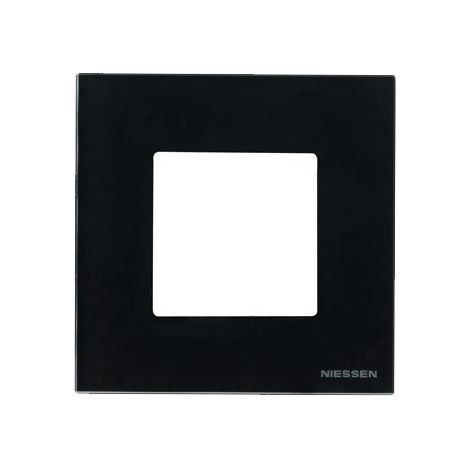 Marco 1 elemento CRISTAL NEGRO NIESSEN ZENIT N2271 CN