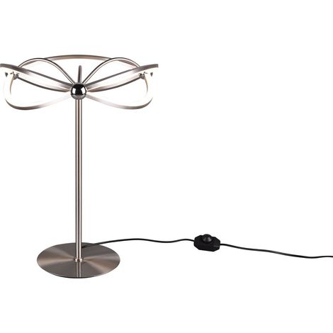 Lampada tavolo da Interno a LED in Metallo Nickel Opaco (1/2)