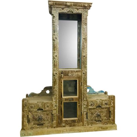 Banco Recibidor de madera 140x46x188