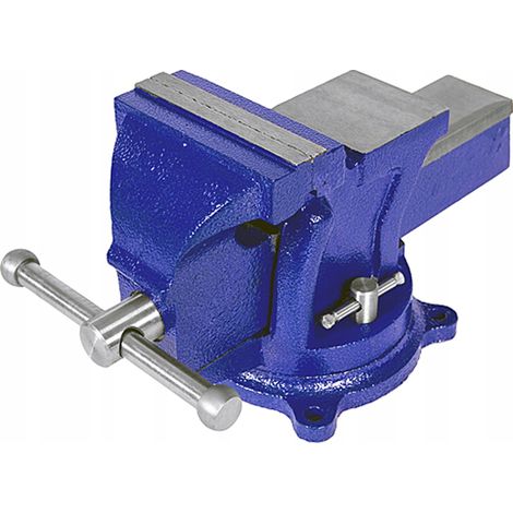 Tornillo de banco giratorio SilverTools S10781 de 125 mm con yunque