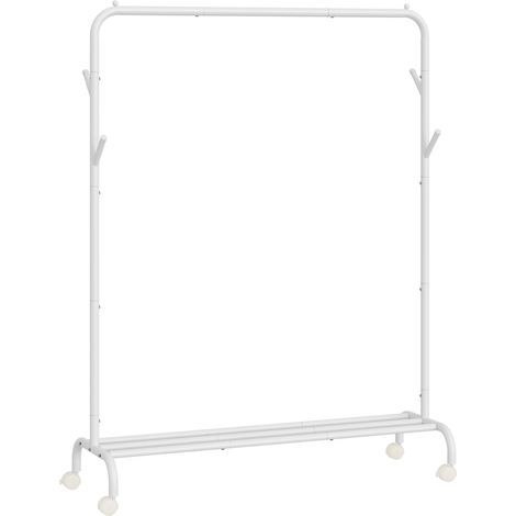 Songmics – Portant à vêtements sur roulettes en acier – Charge 50 kg – Dimensions 41 x 103,5 x 155 cm – Idéal pour rangement efficace (1/5)