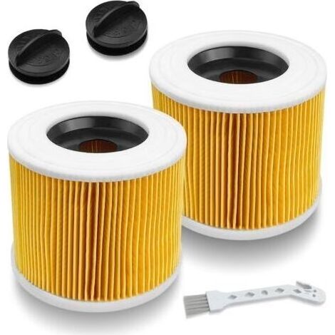 Lot de 6 filtre à aspirateur pour karcher WD series WD2 WD3 WD3P A2004 MV2 MV3 filtres à cartouche, Filtre de rechange pour Kärcher aspirateurs humides et secs 6.414-552.0/64145520 (1/5)