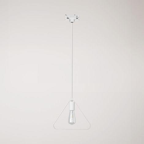 Creative Cables - Candeeiro suspenso de calha Duedì Apex com abajur - lâmpada não incluída