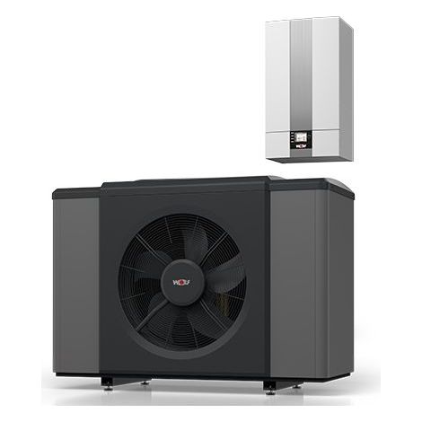 Wolf Paket CHA-20/24-400V Luft-Wasser-Wärmepumpe Monoblock, 9,7kW bei A7/W35, R290, inkl. BM-2 und Schlammabscheider (1/5)