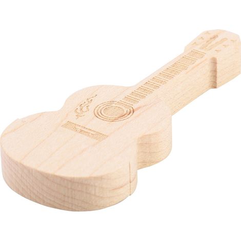 USB-Stick in Form einer Holzgitarre, U-Format, für PC (64 GB) (1/5)