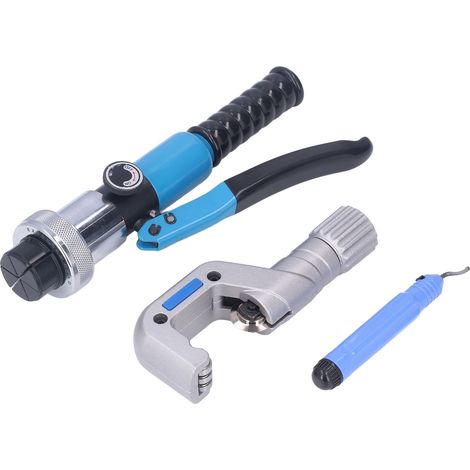 Hydraulisches Rohraufweitwerkzeug-Set, Kompakt-Aufweitwerkzeug mit Schneidwerkzeug für Rohre von 3/8 bis 1-5/8 Zoll CT-300L (1/5)