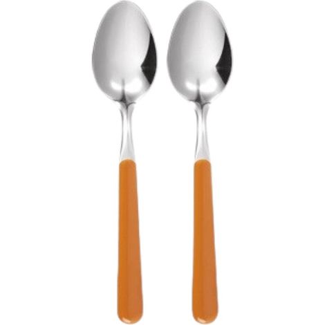 Excelsa cucchiaini Trendy caffè acciaio inox arancio 2 pezzi