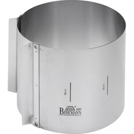 Aro para postres Easy Baking - Ajustable, Alto / Birkmann (1/2)