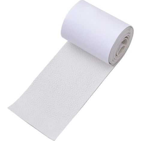Kit de réparation cuir canapé voiture, patchs adhésifs cuir blanc super fin, set de restauration vinyle meuble auto (1/3)