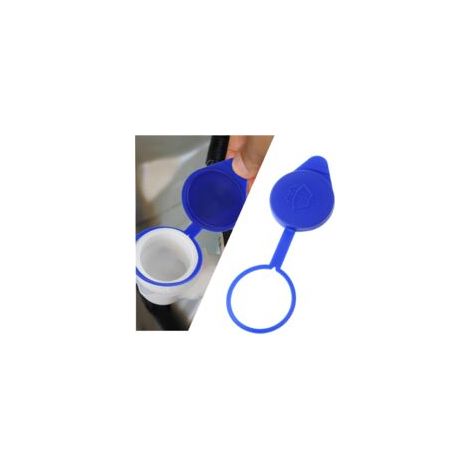LAN CSPARKV Couvercle de réservoir de lave-glace en 2 pièces, bouchon de remplissage de liquide lave-glace, bouchon de réservoir de liquide lave-glace, accessoires d'essuie-glace, bouchon de rechange (1/2)