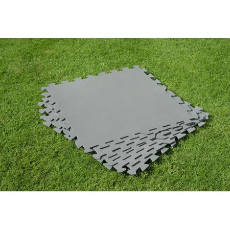 Tappeto ad incastro puzzle sotto piscina e giochi componibile protettivo Bestway 58639 (1/5)