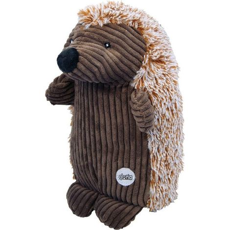Chien en peluche - Taille 22 cm - peluche hérisson géant - Jouet pour chien - peluche avec son - texture douce - très résistant - Brown Couleur