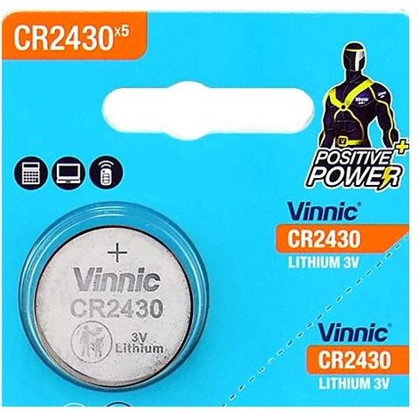.Vinnic lithium CR2430 1 pile.
.