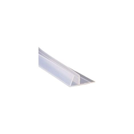 Joint de porte de bain et paroi de douche – Caoutchouc et plastique – Épaisseur verre 8mm – Longueur 100cm – Espace 0 à 20mm