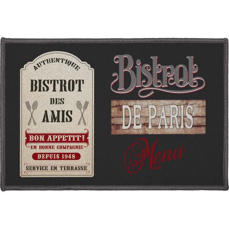 Tapis Multi usage 40 x 60 cm Bistrot des amis (1/3)
