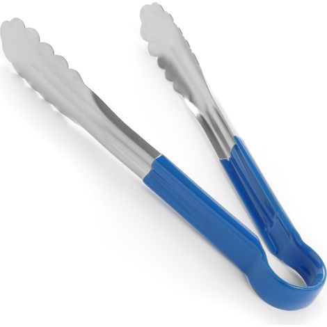 hendi serving tongs 250mm blue (1/3)