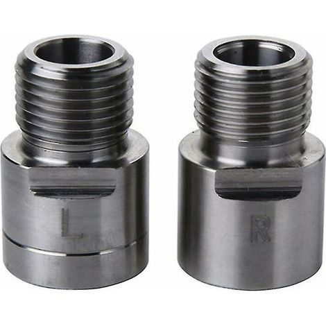 Left and right bicycle pedal adapters, corrosion-resistant bicycle pedal extensions (1/5)