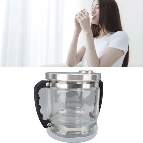 [Bocal Distiller] Jar Glass 6L Replacement Bouteille Collection Distilled Water Conteneur Purified Compatible Maison Dentaire Beauté (1/4)