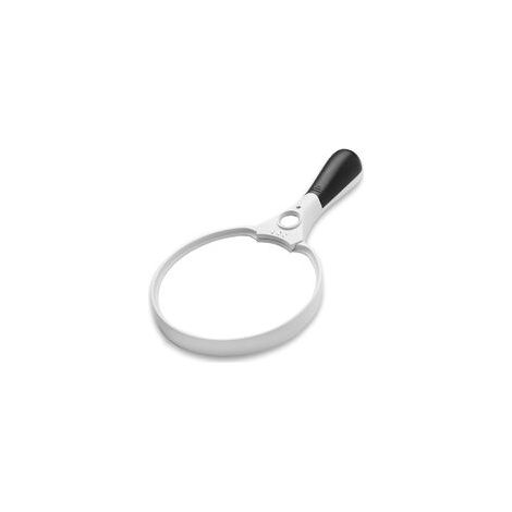 Lupa LED de mano con luz para lectura, aumentos de 2x, 4x y 10x.
