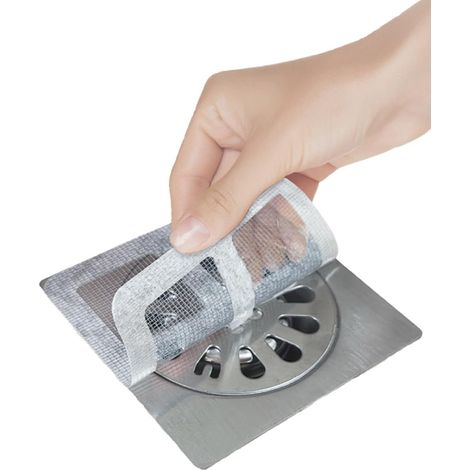 Lot de 30 filtres de vidange autocollants - Piège à cheveux (1/5)