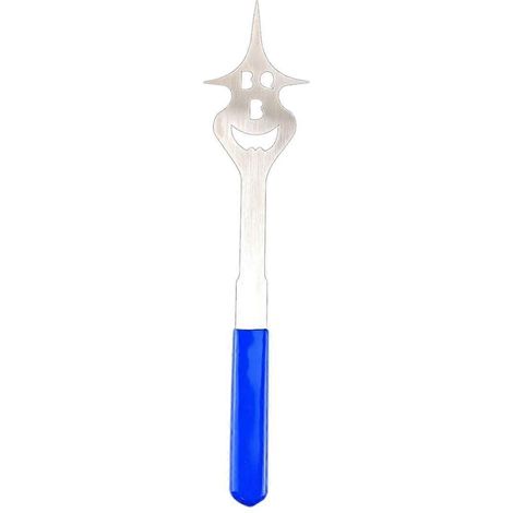 Fourchette à barbecue multifonctionnelle 6 en 1 en acier inoxydable pour fruits, légumes et viandes, idéale pour le barbecue, le camping et les activités de plein air. (1/4)