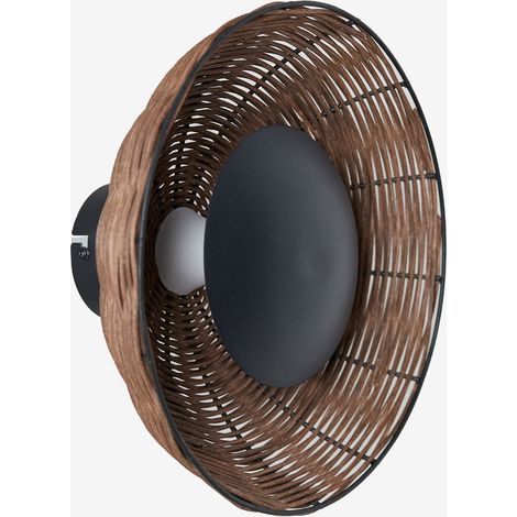 Lampada da parete LED in rattan Lutyen SKLUM            