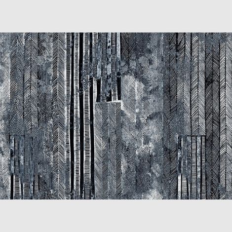 Papier peint intissé - Pneus grunge - 375x270 cm