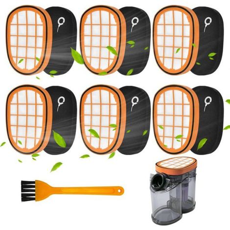 Filtre pour Aspirateur - Compatible Philips SpeedPro Max Aqua FC6728 FC6727 FC6822 FC5005/01 - Lot de 6 (1/5)