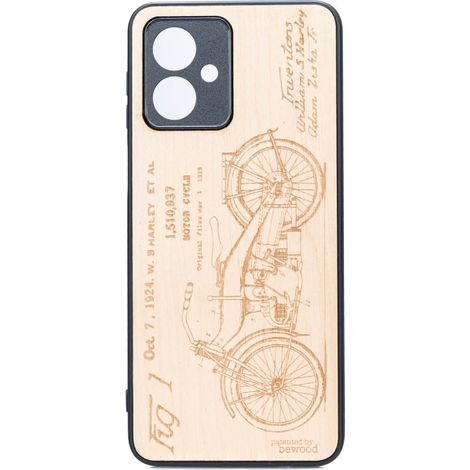 Bewood Holzkoffer für Motorola G54 5G Harley Patent Aniegre (1/2)