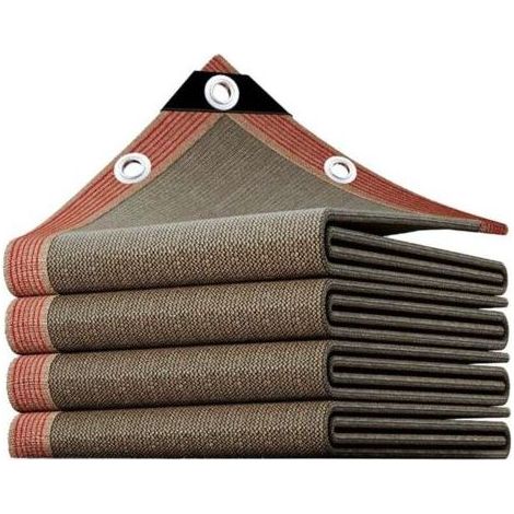Filet D'ombrage - 3 x 3 M - Polyéthylène Haute Densité - 90 % Blocage UV - Respirant - Avec Œillets Métalliques - 1 Pièce (1/4)