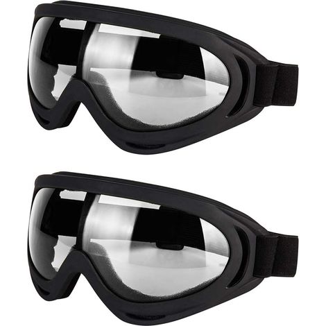 2er-Pack Motorrad- und taktische Brillen – UV-Schutz für Offroad-Einsätze mit Dirtbike, ATV, Motocross, Fahrrad, Sport und Mountainbike (1/5)