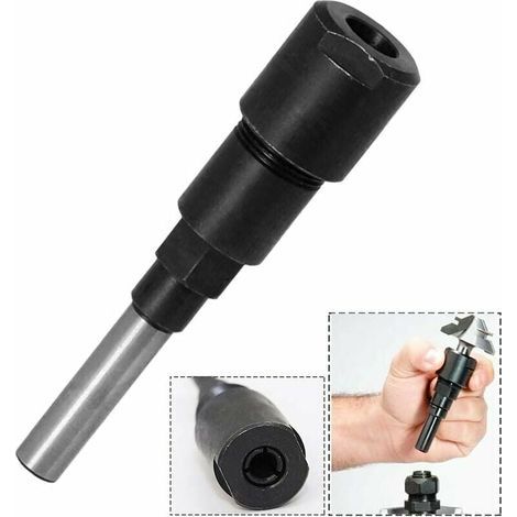 Alovez – Tige d\'extension 8 mm pour routeur – Alliage dur – Longueur 86 mm – Pour machines à graver – Profondeur de coupe accrue (1/5)