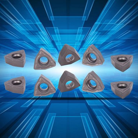 Accessoires de tournage CNC : plaquettes en carbure pour semi-finition de l'acier / foret en U (1/5)