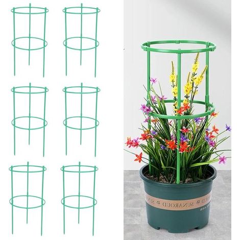 Kletterhilfen für den Garten 6 Stück, für Tomaten, Rosen, Hortensien, Pfingstrosen (1/5)