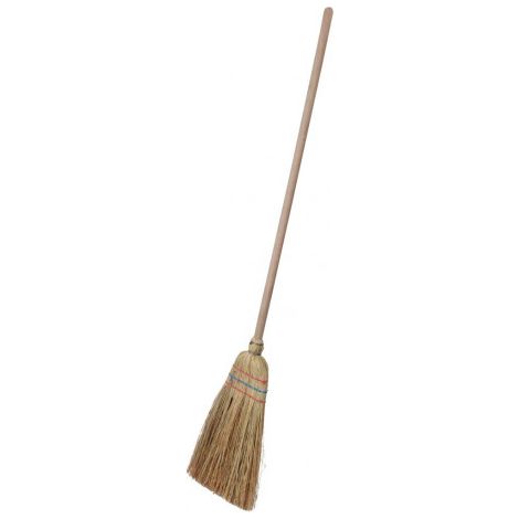 Balai à paille pour enfants 3-cousues avec manche