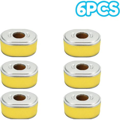 Filtre à air en nid d'abeille de remplacement pour moteur de tondeuse à gazon Honda GX140 GX160 GX200 5,5 HP 6,5 HP (paquet de 6) (1/5)