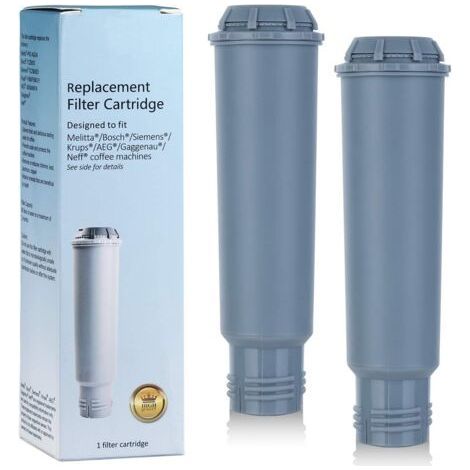Pack of 2 Filter Cartridges for Melitta/Krups Claris F088 F088 01/Siemens TCZ60003/AEG/Neff/Bosch TCZ6003 Coffee Machines (1/5)