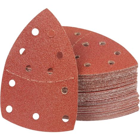 Schleifpapier Deltaschleifer Klett 80 11 Trous 80 grits - 90 Pieces (1/5)