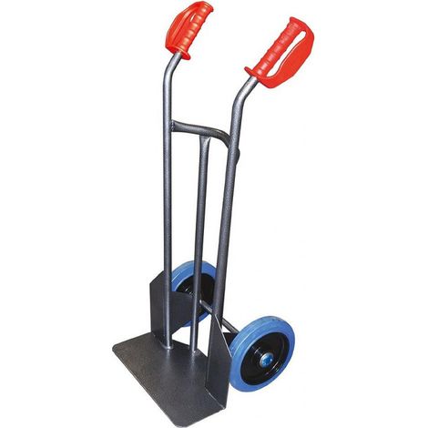 Diable acier charge 250kg - Roues increvables non tachantes silenc. - DVPO-RINC (1/4)