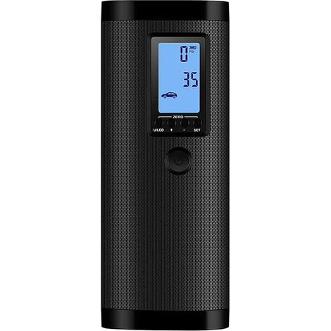 Pompe à air de compresseur électrique Pneu 120 psi avec d'air portatif Batterie li-ION Rechargeable pour Voitures, Motos, balles, bagues Bain et Tous Les vélos - (1/5)