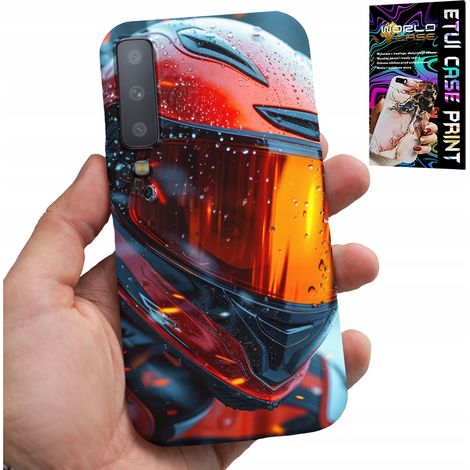 Funda para Samsung A7 2018 - motocicleta, casco de motocicleta FAN para motociclista (1/5)