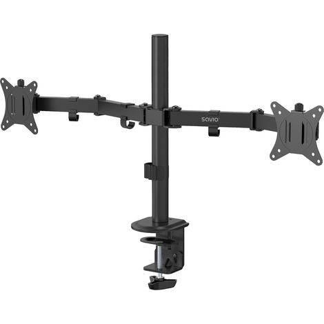 Savio UM-03 Soporte de escritorio doble para monitor de 17″–32″