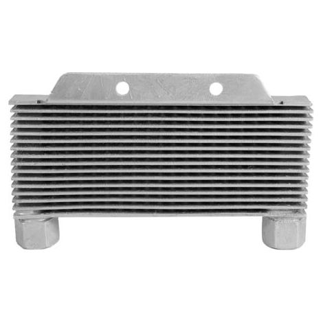 RHG Radiateur de refroidissement d'huile moteur en alliage d'aluminium argenté, 15 rangées, pièces universelles de moto (1/5)