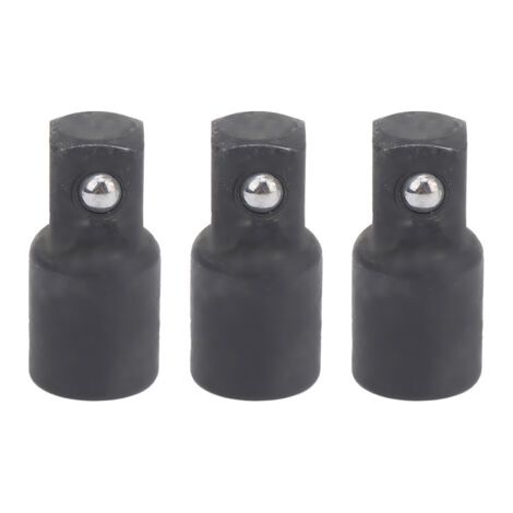 DEESSE SHOP-Adaptateur 3/8 à 1/2, Adaptateur de Douille 3 Pièces, Outil de Conversion de clé à Cliquet en Acier à Haute Teneur en Carbone, Intégralement formé, Utilisation Industrielle, Jeux. (1/5)