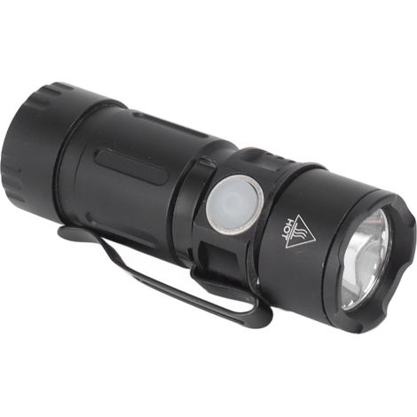 Petite lampe torche rechargeable USB, 5 modes, 1000 lm, étanche, compacte, format de poche, idéale pour les activités de plein air. (1/5)