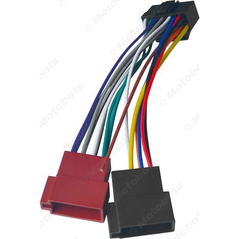 Le câble ISO pour voiture est adapté à la modernisation des lecteurs CD Sony équipés de connecteurs ISO d'origine. (1/4)